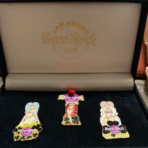 Hard Rock Cafe pin set NWT